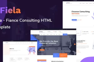 Fiela – 财务咨询 HTML 模板