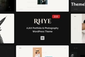 Rhye v3.4.9 – AJAX Portfolio WordPress 主题