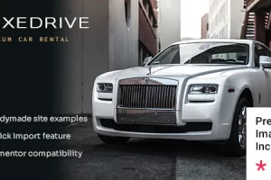 LuxeDrive v1.0 – 豪华轿车和汽车租赁主题