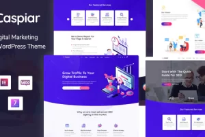 Caspiar v1.4 – 数字营销和代理 WordPress 主题