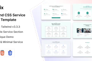 Servix – HTML 和 CSS 服务模板