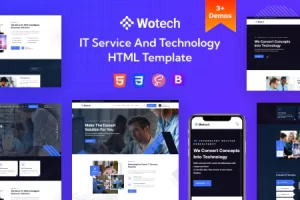 Wotech – IT 服务和业务 HTML 模板