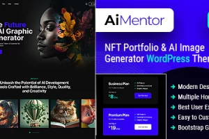 AI Mentor v1.0 – AI 图像生成器 WordPress 主题