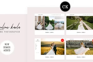 CKARLA – 简约婚纱摄影模板
