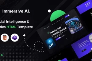 Immersive AI – 机器人 HTML 模板