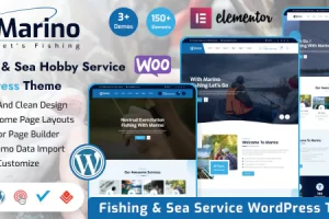 Marino v1.0.0 – 钓鱼和海洋爱好 WordPress 主题
