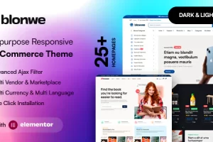 Blonwe v1.0.8 – 多用途 WooCommerce 主题