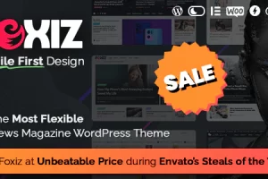 Foxiz v2.3.0 – WordPress 报纸新闻和杂志