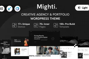 Mighti v1.0.4 – 创意机构和作品集 WordPress 主题