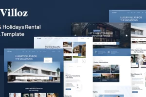 Villoz – 别墅和度假租赁 HTML 模板