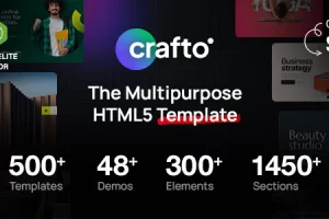 Crafto – 多用途 HTML5 模板