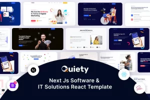 Quiety v3.5.0 – Nextjs 软件和 IT 解决方案模板