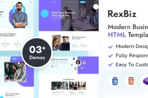 Rexbiz – 企业代理 HTML 模板