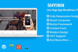 Shyinn v1.4 – 一页应用程序 WordPress 主题