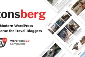 Tonsberg v1.4 – 适合旅游博主的现代 WordPress 主题