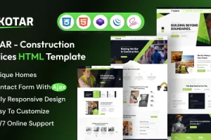 Kotar – 建筑公司 HTML 模板