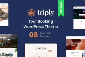 Triply v2.3.6 – 旅游预订 WordPress 主题