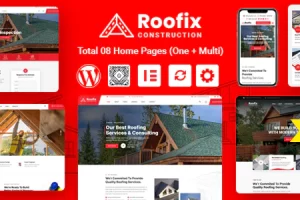 Roofix v2.1.5 – 屋顶服务 WordPress 主题