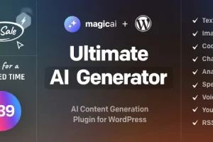 MagicAI for WordPress v1.1 – AI 文本、图像、聊天、代码和语音生成器
