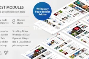 WP Post Modules for NewsPaper and Magazine Layouts v3.3.0