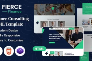 Fierce Finance – HTML 模板