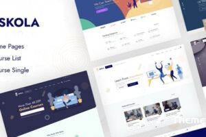 Skola v1.0.21 – LMS 在线课程 WordPress 主题