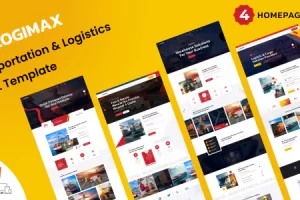 Logimax – 运输和物流 HTML 模板