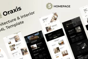 Oraxis – Architecture & Interior HTML Template