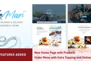 LeMar v2.1 – 海鲜餐厅 WordPress 主题