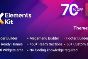 ElementsKit v3.6.2 – Elementor Page Builder 的终极附加组件