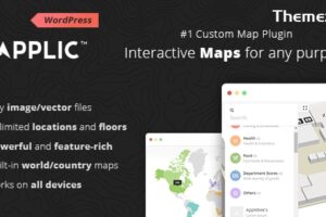 Mapplic v8.4.1 – 自定义交互式地图 WordPress 插件