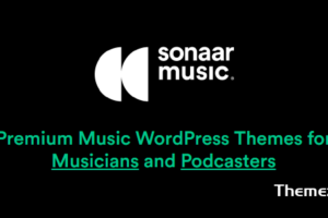 Sonaar Music v4.27 – 面向音乐家和播客的高级音乐 WordPress 主题