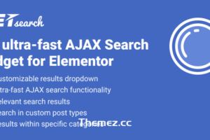 JetSearch v3.5.3 – Elementor 的 AJAX 搜索小部件