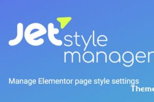 JetStyleManager v1.3.8 – 管理 Elementor 页面样式设置