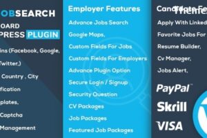 JobSearch v2.5.6 – WP Job Board WordPress 插件