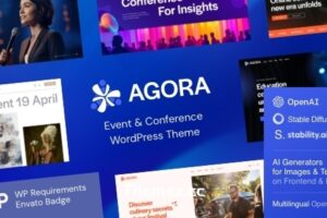 Agora v1.0 — 活动和会议 WordPress 主题