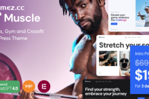 Muscle v1.0 – 体育中心和日光浴室 WordPress 主题