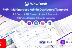 WowDash – PHP – 多用途管理仪表板模板