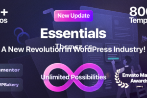 Essentials v3.2.12 – 多用途 WordPress 主题