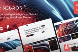 Neuros v1.5.0 – AI 机构和技术 WordPress 主题