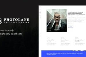 Photolane – 摄影 HTML 模板