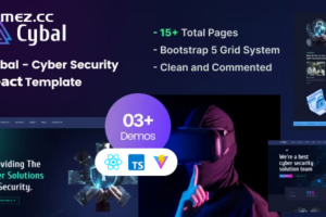 Cybal – 网络安全 React js 模板
