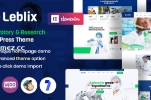 Leblix v2.1-实验室和研究 WordPress 主题