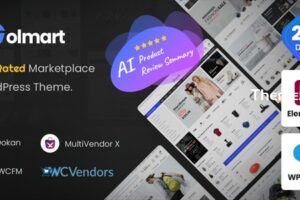 Wolmart v1.8.6 – 多供应商市场 WooCommerce 主题