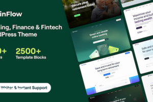 FinFlow v2.1.1 – 银行、金融和金融科技 WordPress 主题