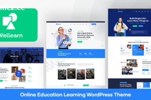 Wellearn v1.0.l-在线教育学习 WordPress 主题