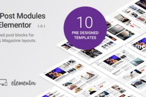 WP Post Modules for NewsPaper and Magazine Layouts (Elementor Addon) v2.5.1