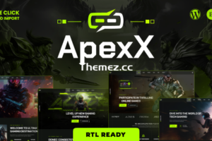 ApexX v1.0.1 – 电子竞技和游戏 WordPress