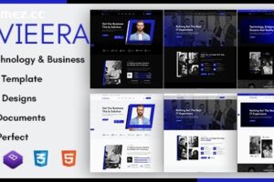 Kvieera – IT 技术和商业 HTML 模板