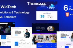 WiaTech – IT 服务和开发 HTML 模板
